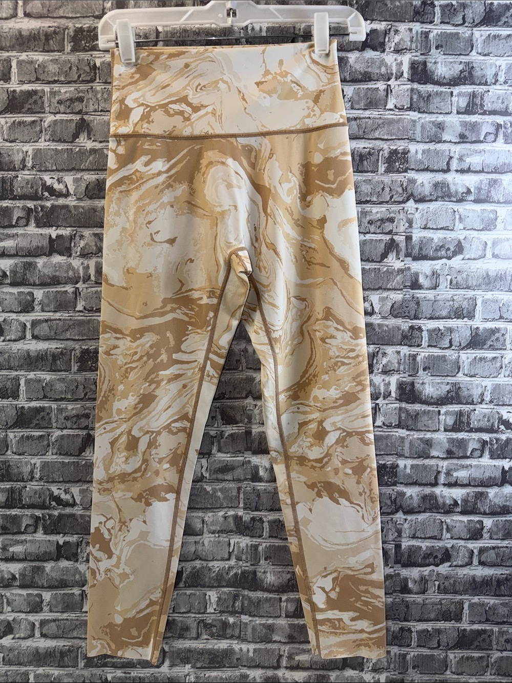 Offline by Aerie Tan Marble-Print Leggings